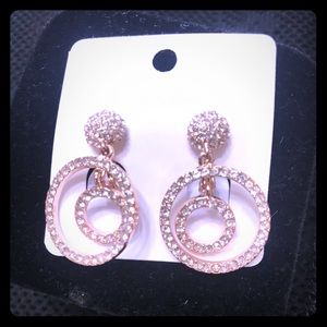 Rose Gold Clip on Earrings